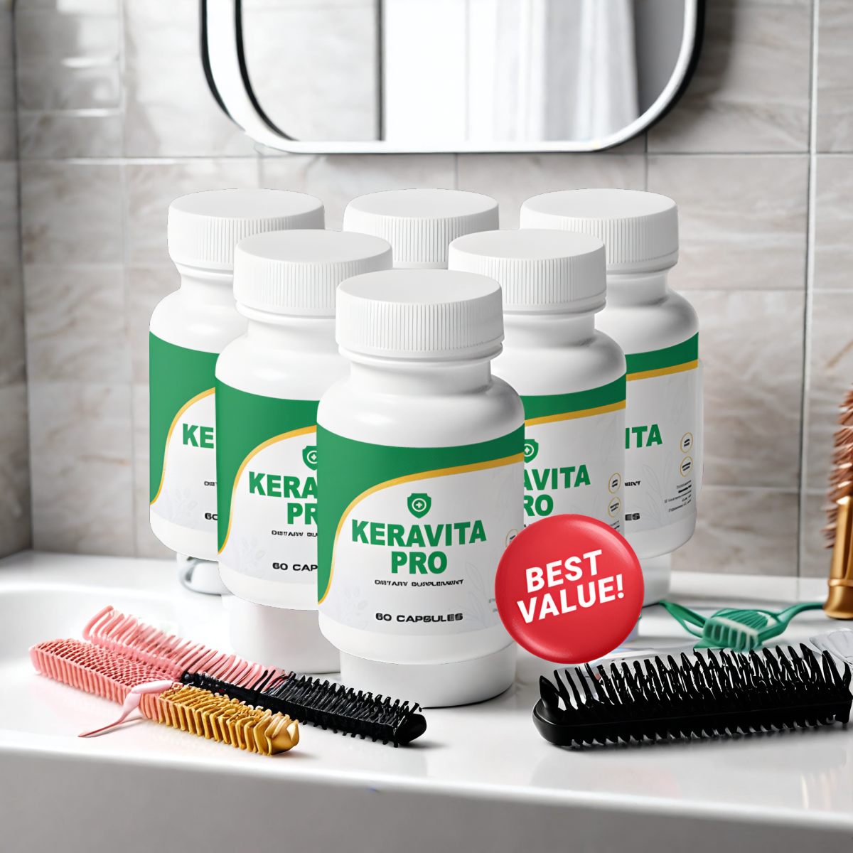 Keravita Pro - 6 Bottles