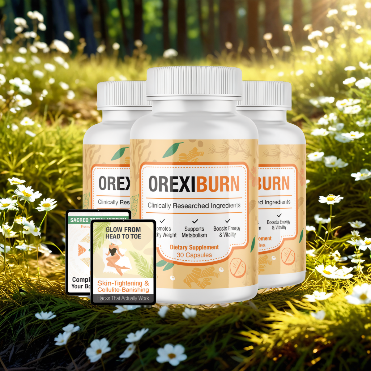 OrexiBurn - 3 Bottles + 2  Ebooks
