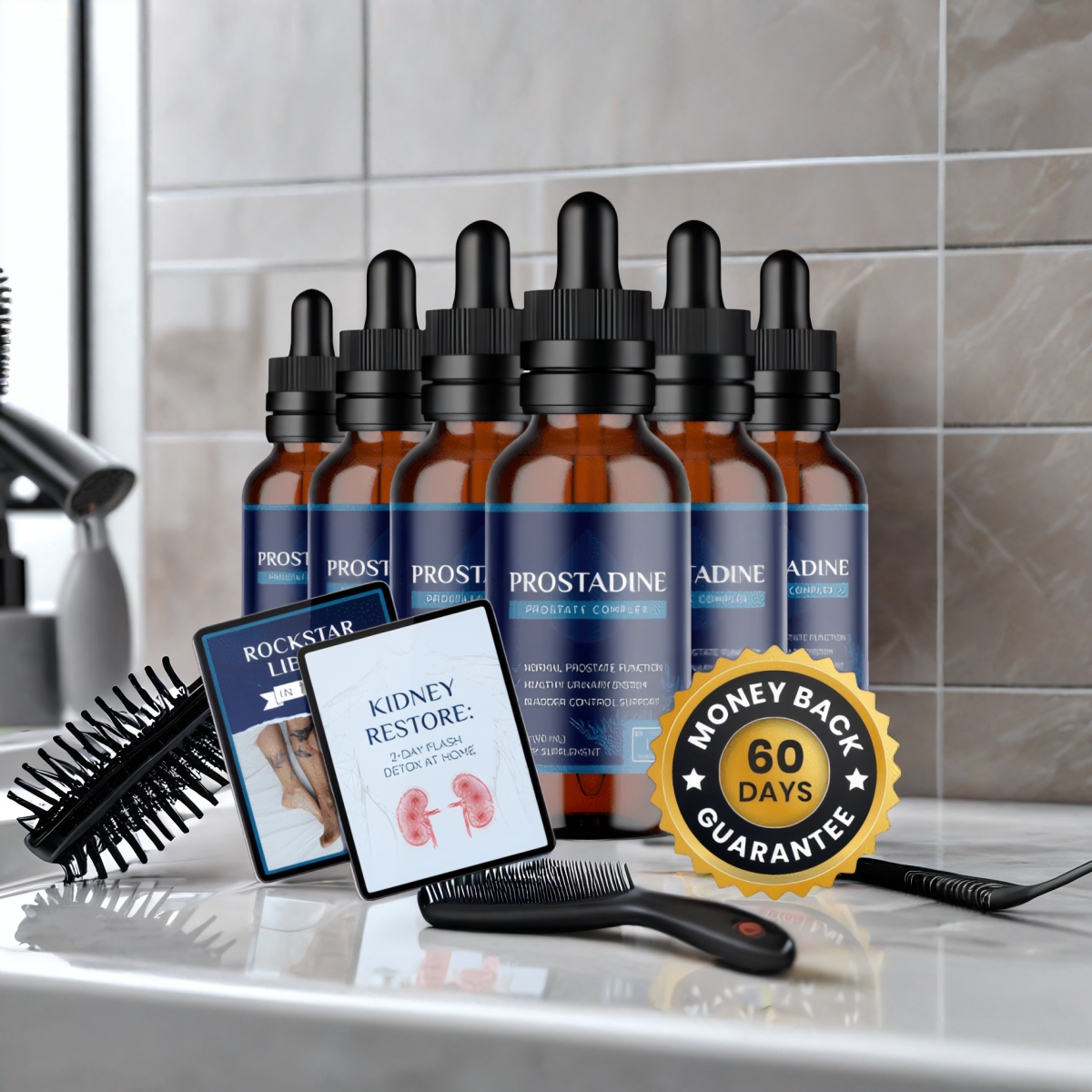 Prostadine - 6 Bottles + 2  Ebooks